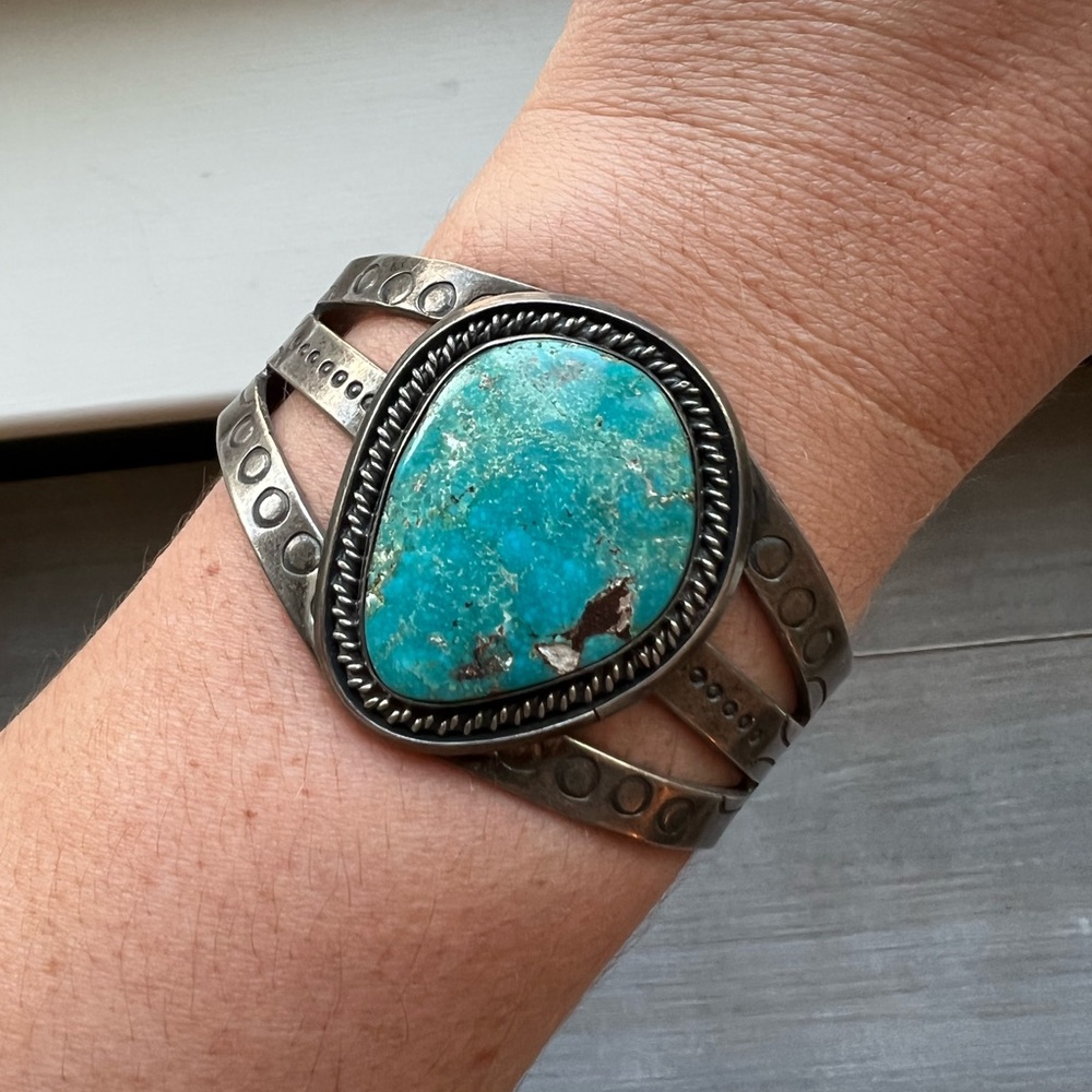 Vintage Turquoise Cuff Bracelet
